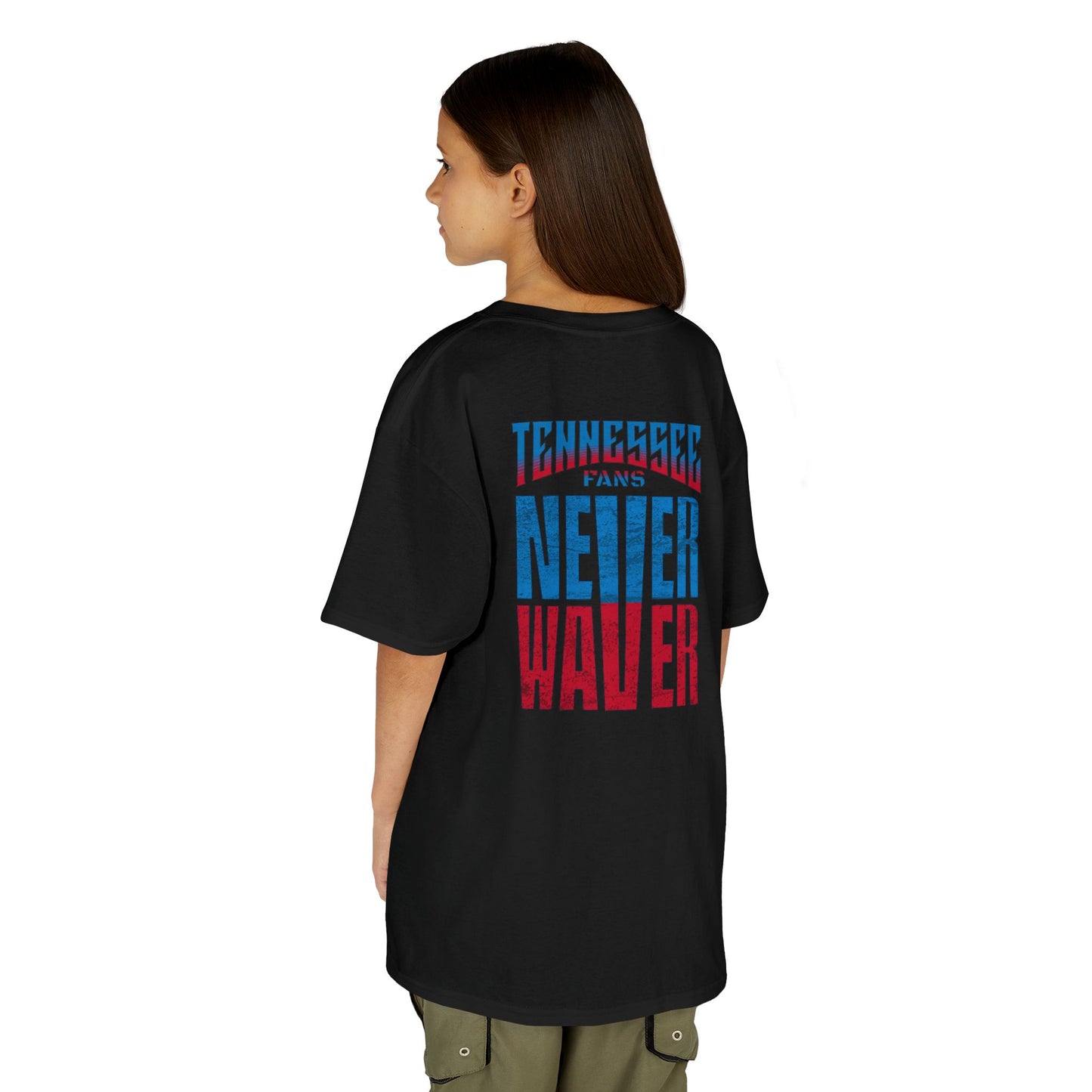 Tennessee Fans Never Waver Kids Heavy Cotton™ Tee
