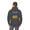 Unisex Heavy Blend™ Hooded Sweatshirt - Los Angeles Fans  NEVER WAVER w Leopard Football | Cozy Streetwear for Every Day