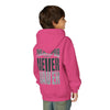 Philadelphia Fans Never Waver Youth Heavy Blend Hooded Sweatshirt