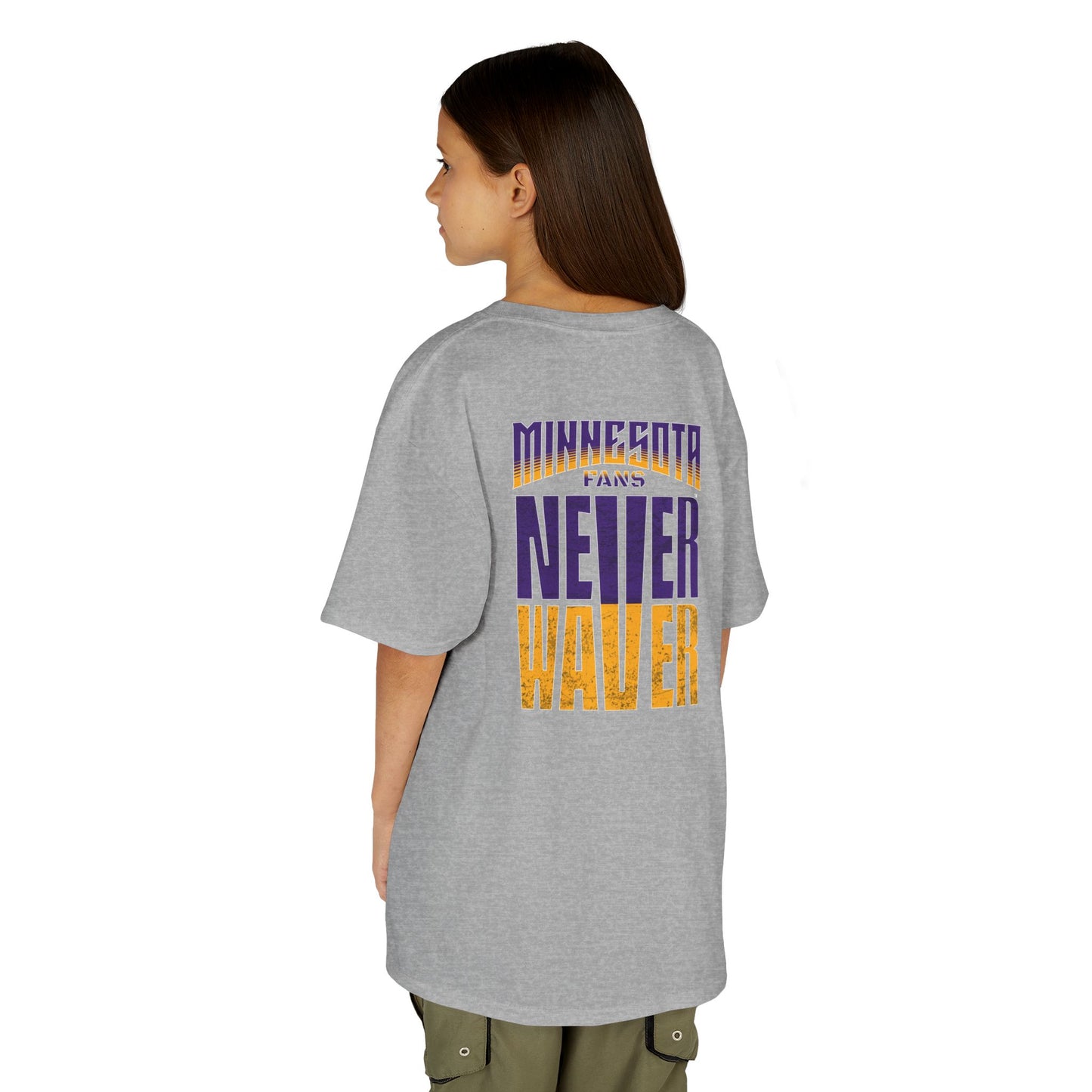 Minnesota Fans Never Waver Kids Heavy Cotton™ Tee