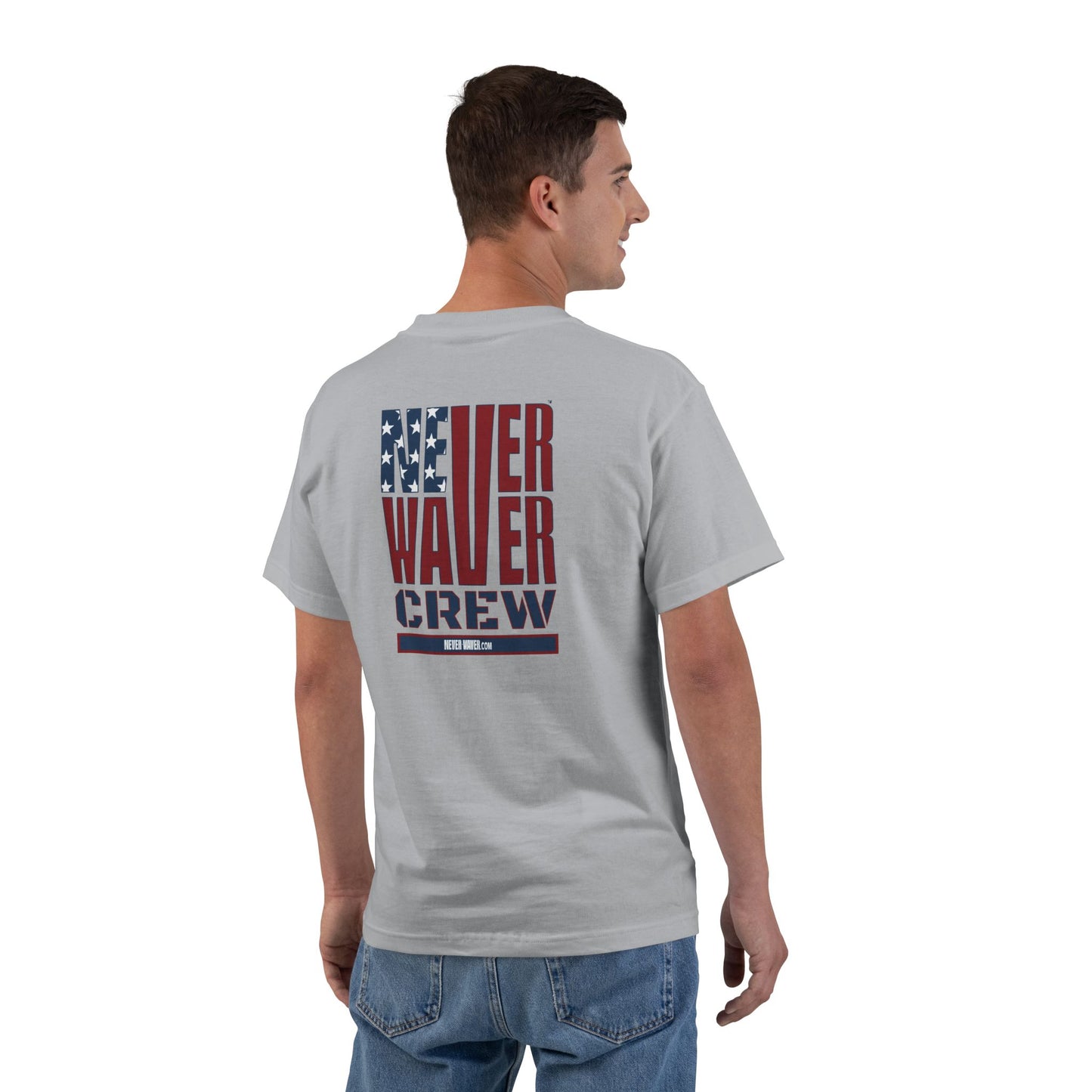 Never Waver Crew Beefy-T®  Short-Sleeve T-Shirt