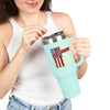 Never Waver Husband Daddy Protector Hero Insulated Travel Mug, 40oz