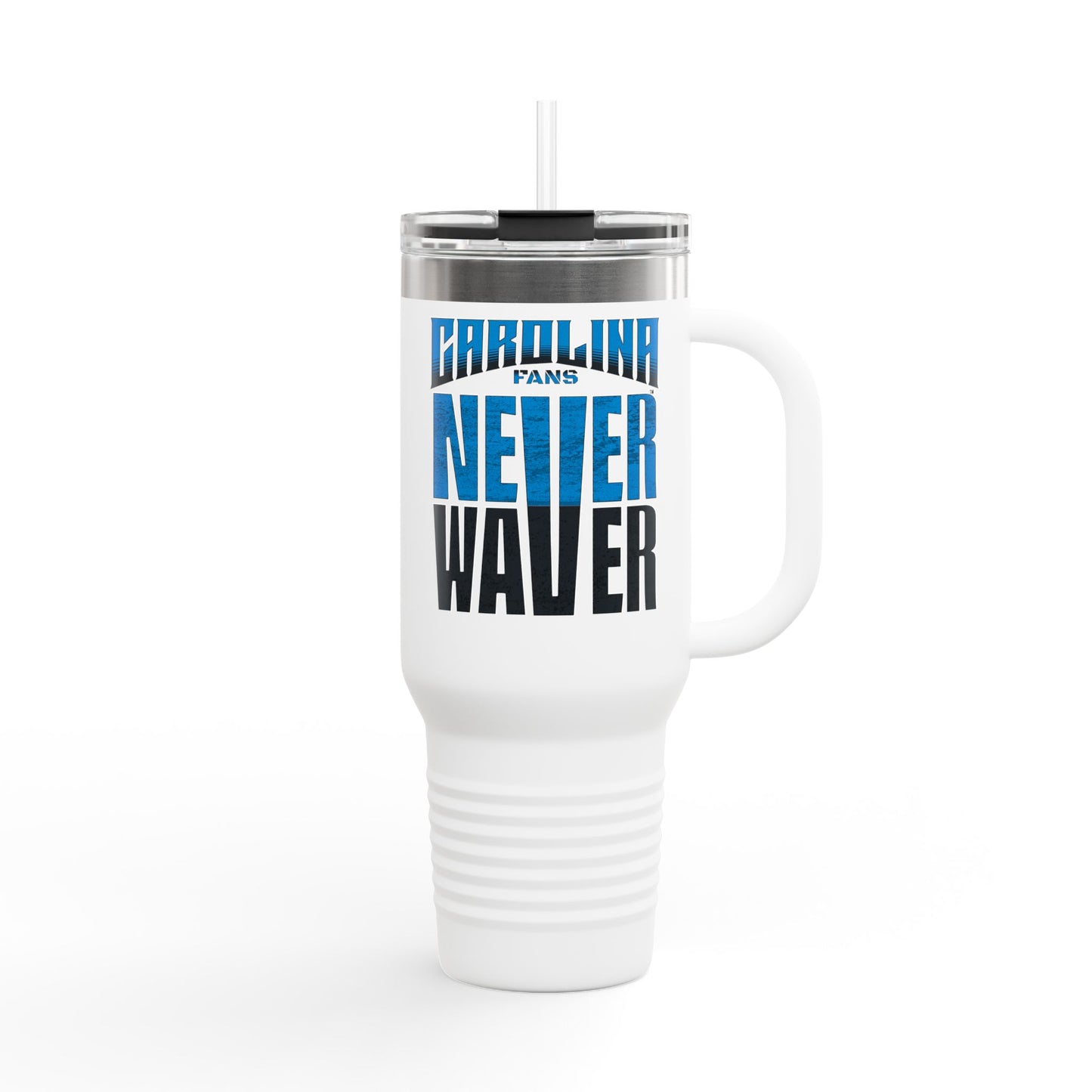 Carolina Fans Never Waver Insulated Travel Mug, 40oz