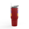 Minnesota Never Waver W-Leopard Football Insulated Travel Mug, 40oz