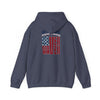 'New York Fans Never Waver' American Flag Design Unisex Heavy Blend™ Hoodie