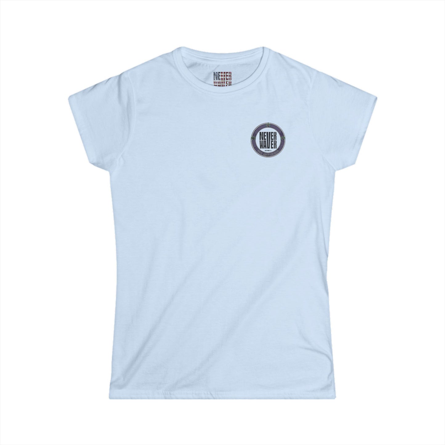 Never Waver Wine Made Me Do It Women's Soft Style Tee -