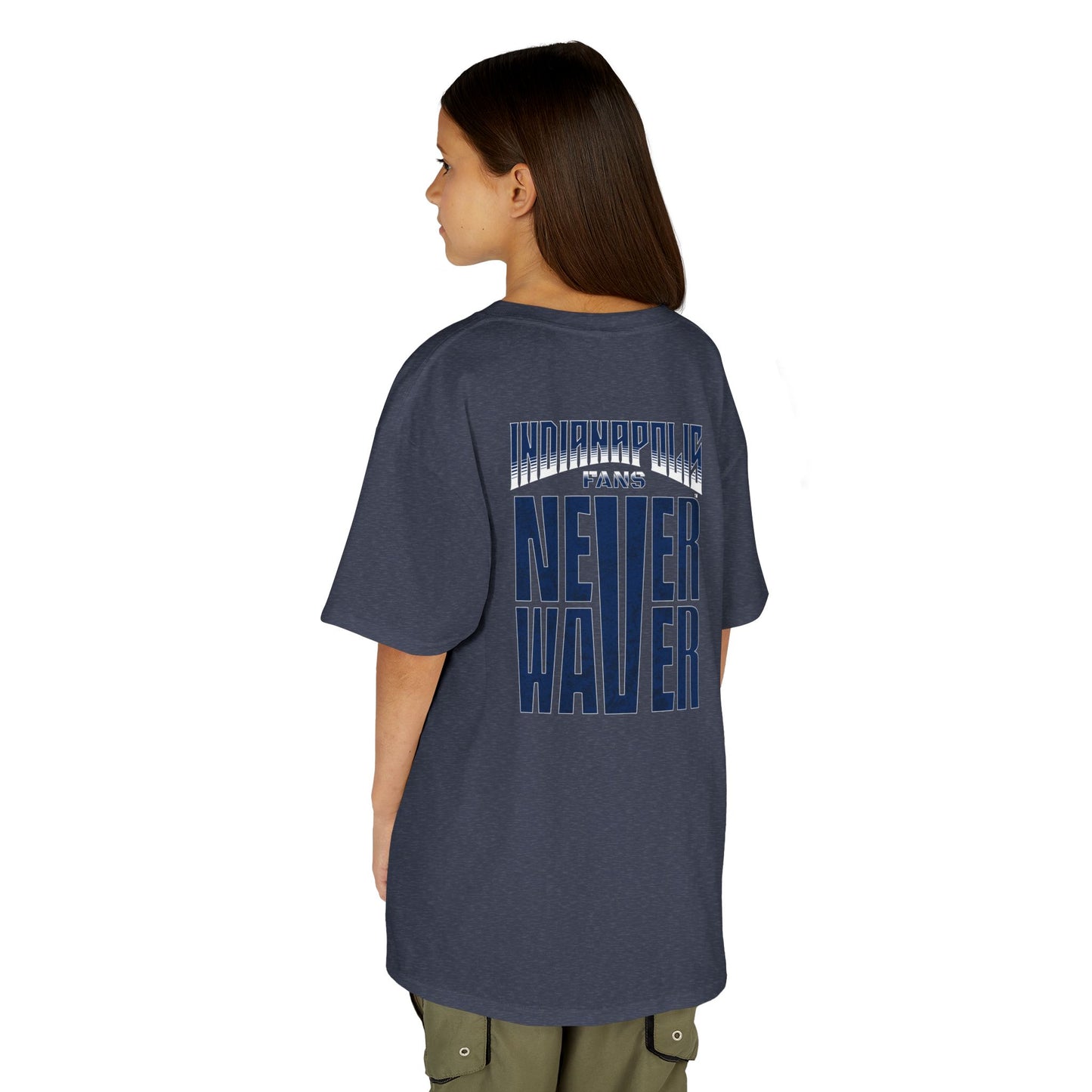 Indianapolis Fans Never Waver Kids Heavy Cotton™ Tee
