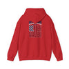 'New York Fans Never Waver' American Flag Design Unisex Heavy Blend™ Hoodie