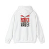 Tampa Bay Fans  Never Waver  w Leopard Football Unisex Heavy Blend™ Hoodie - Perfect for Sports Fans