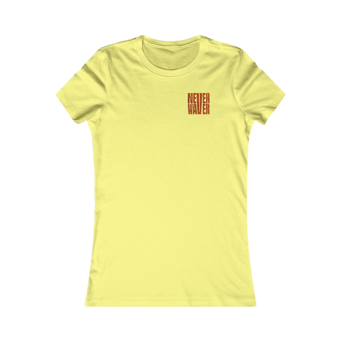 Cleveland Fans Never Waver W-Leopard Football Women's Favorite Tee
