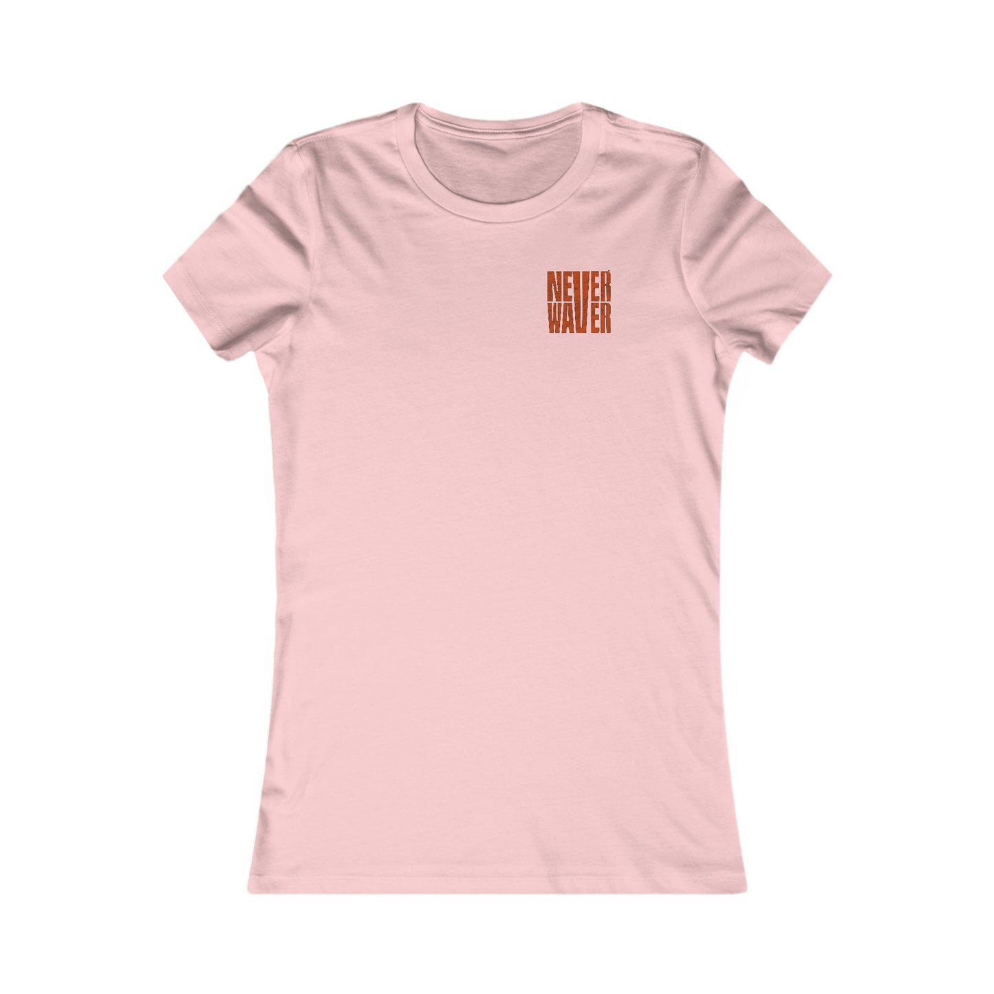 Cleveland Fans Never Waver W-Leopard Football Women's Favorite Tee