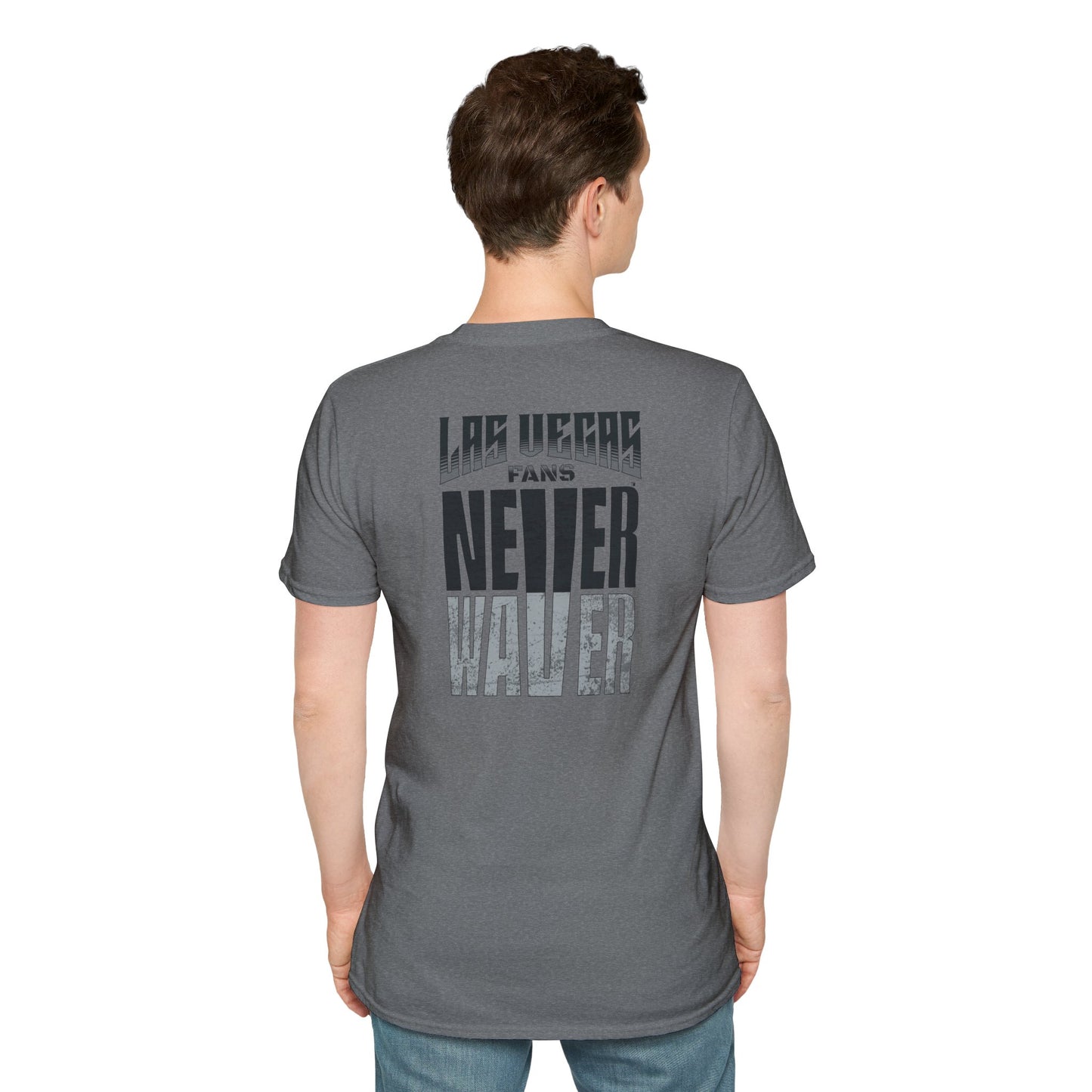 Las Vegas Fans Never Waver Unisex Softstyle T-Shirt