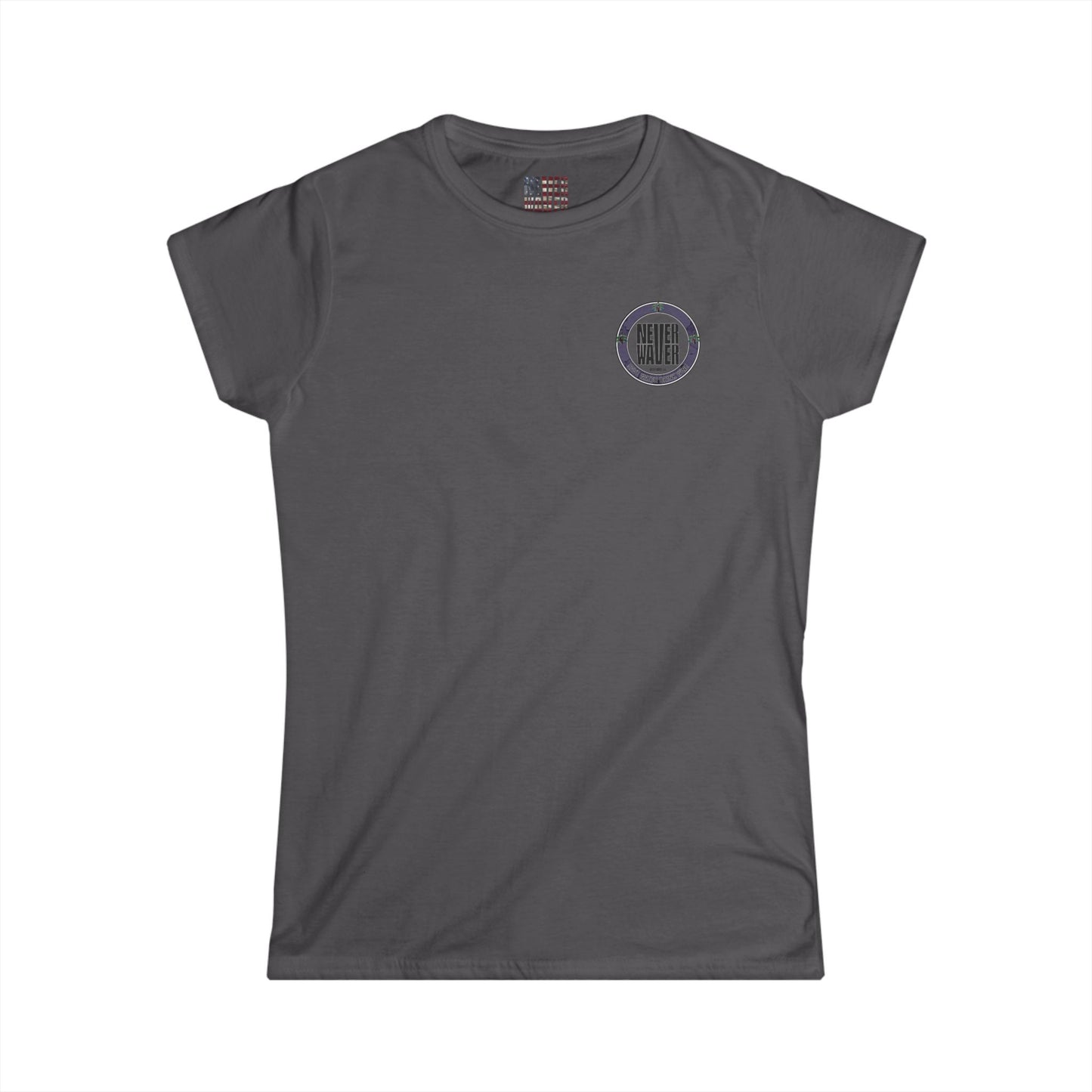 Never Waver Save Water Drink Wine Women's Soft Style Tee