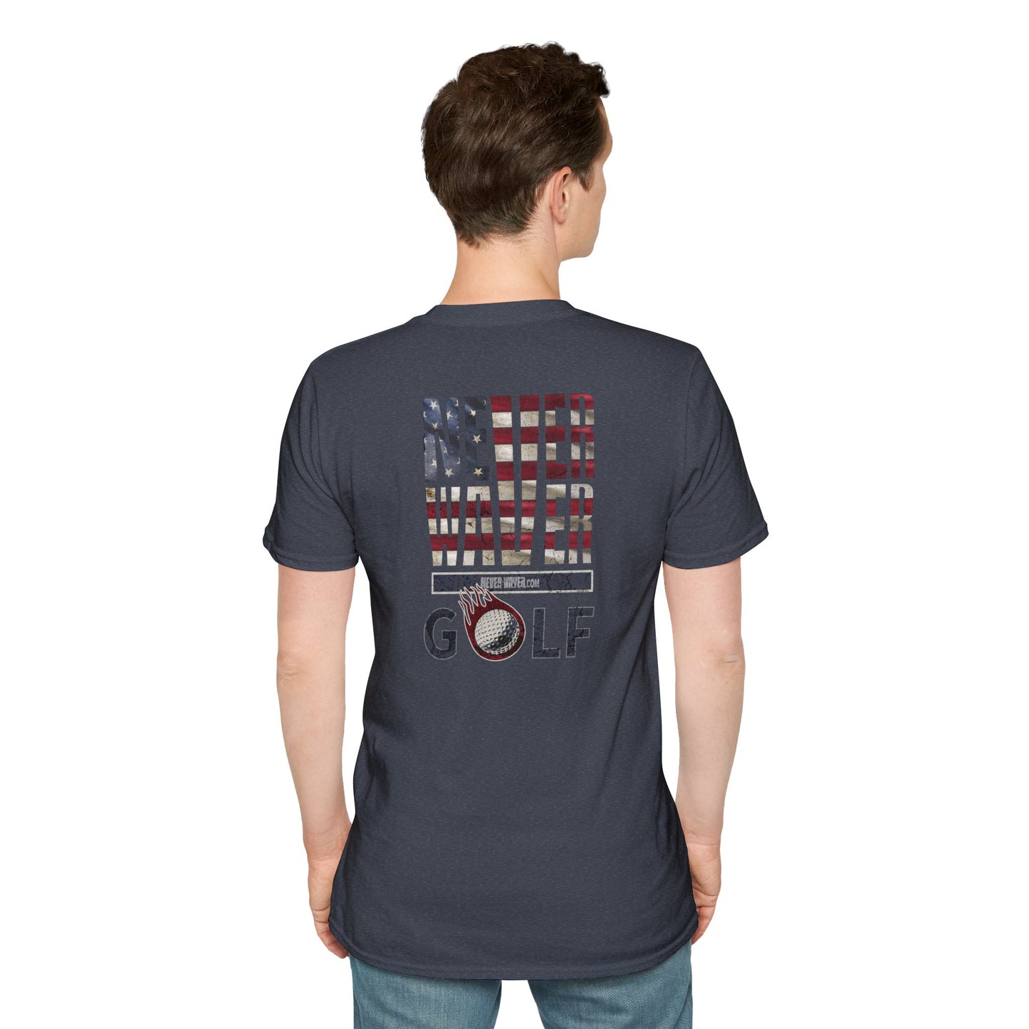 Never Waver Golf Unisex Soft style T-Shirt