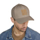 Never Waver Camo Embroidered Cap by Printify