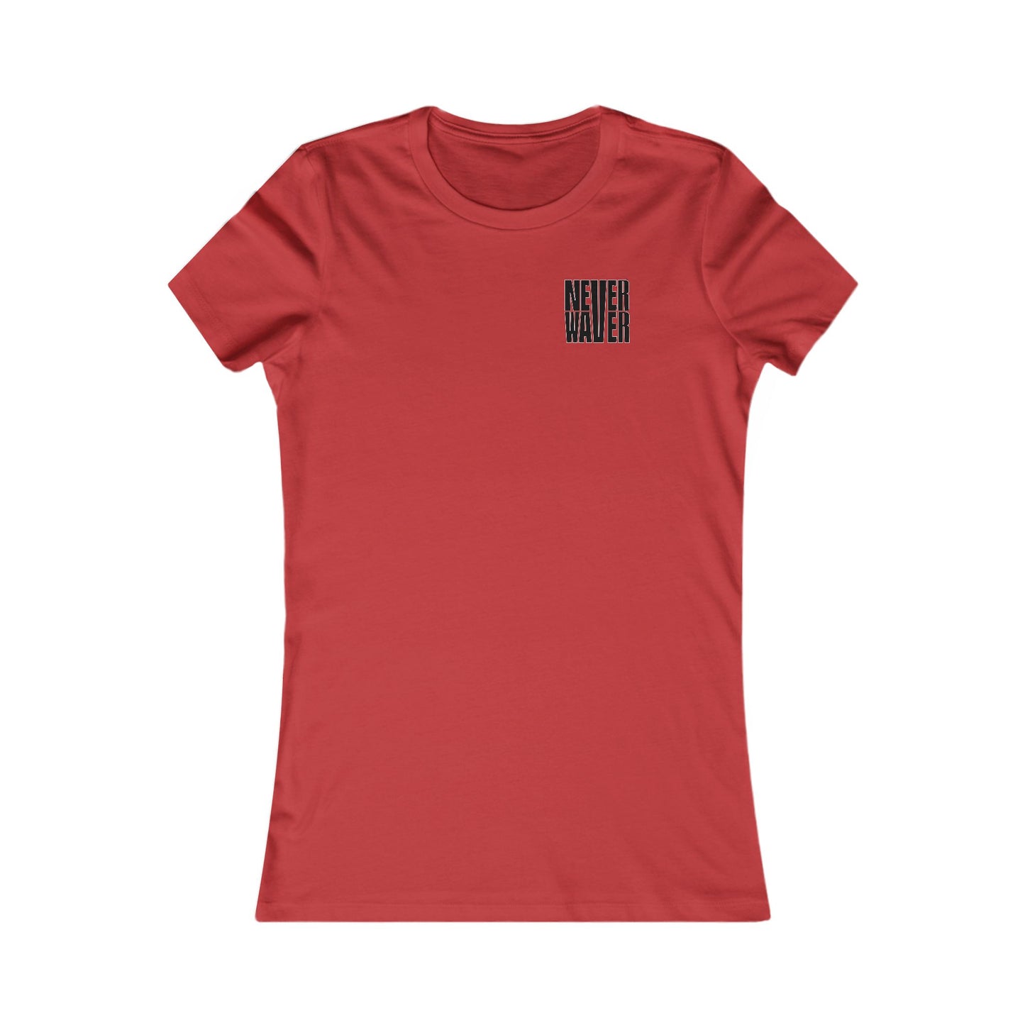 Never Waver I'll Bring The  Voice of Reason Women's Favorite Tee