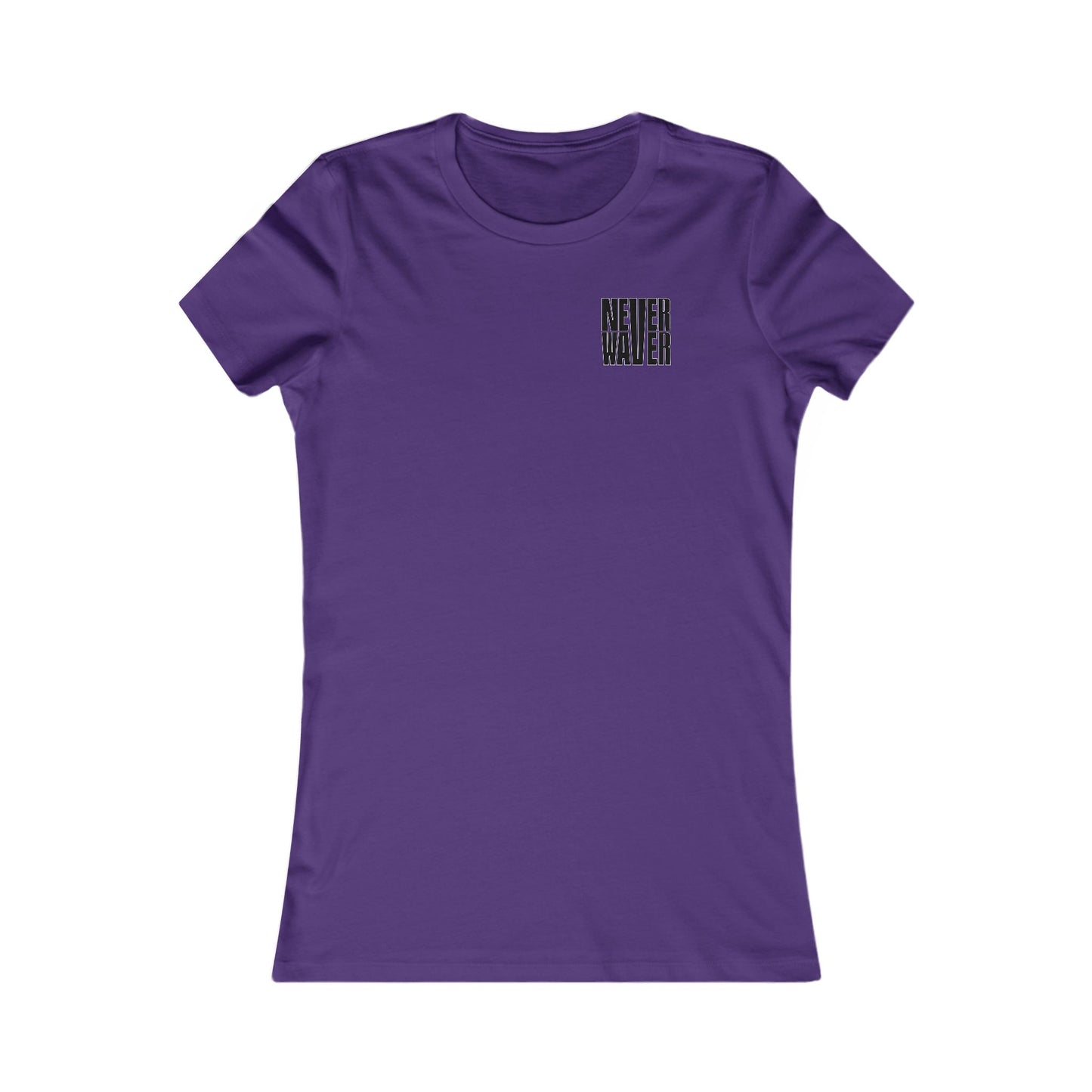 Never Waver I'll Bring The  Voice of Reason Women's Favorite Tee