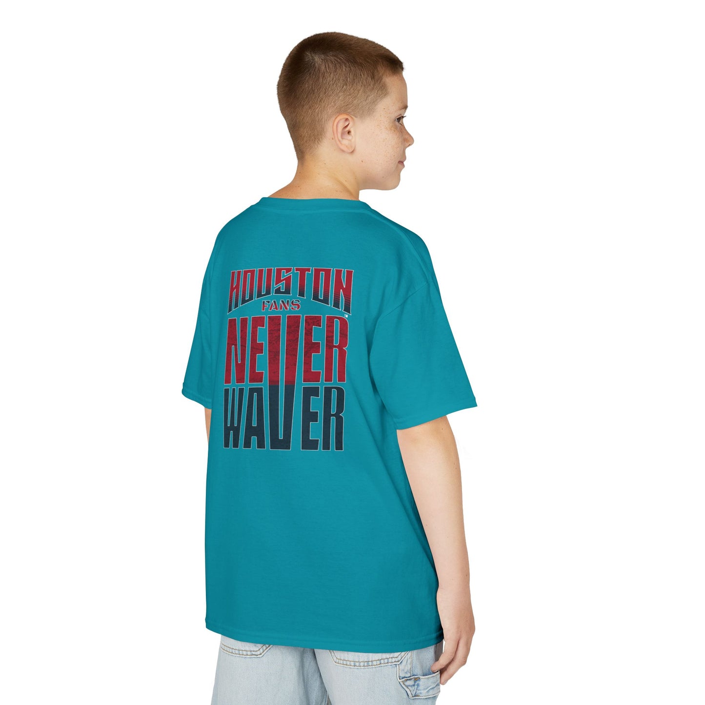 Houston Fans Never Waver Kids Heavy Cotton™ Tee