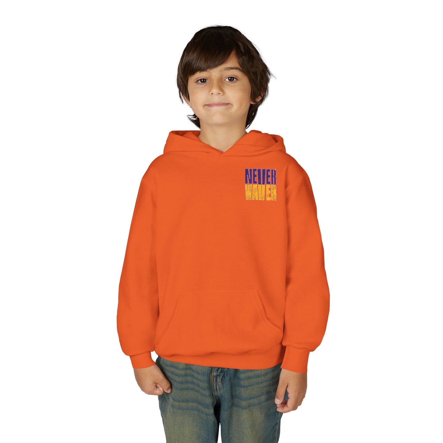 Minnesota Fans Never Waver Youth Heavy Blend Hoodie Sweatshirt
