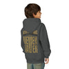 New Orleans Fans Never Waver Youth Heavy Blend Hooded Sweatshirt