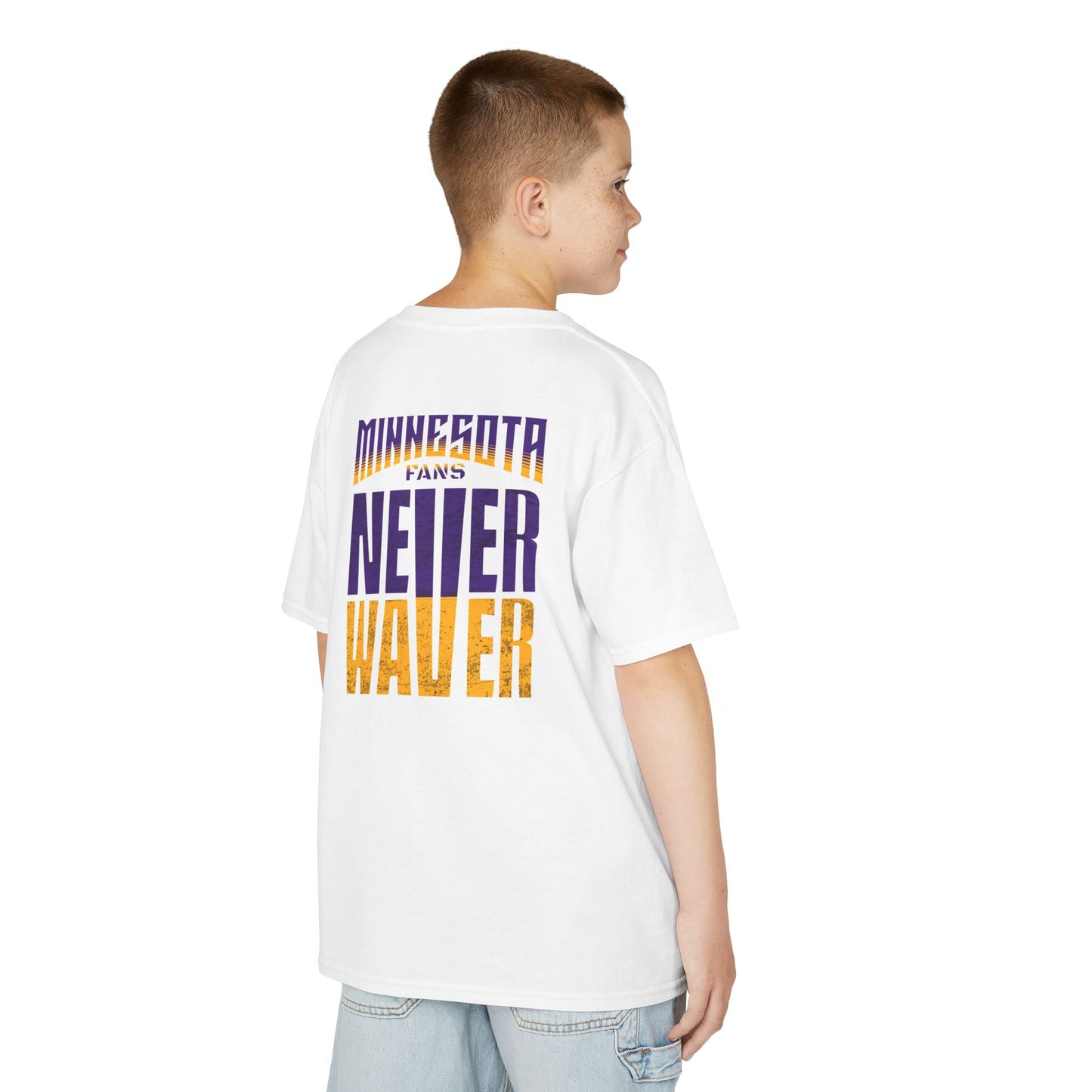 Minnesota Fans Never Waver Kids Heavy Cotton™ Tee