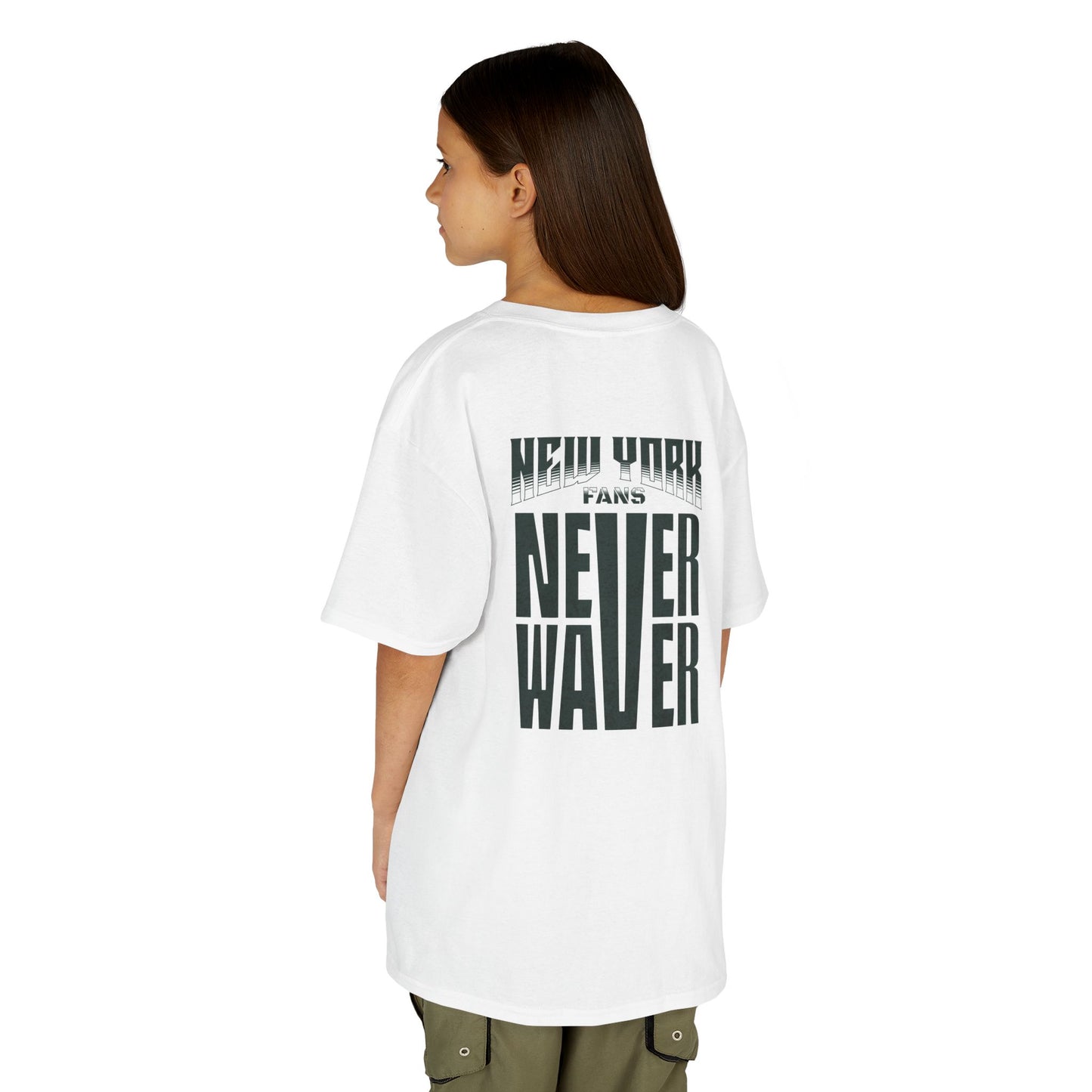 New York  Fans Never Waver Kids Heavy Cotton™ Tee