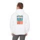Miami Fans  NEVER WAVER w Leopard Football | Cozy Streetwear for Every Day Unisex Heavy Blend™ Hooded Sweatshirt -