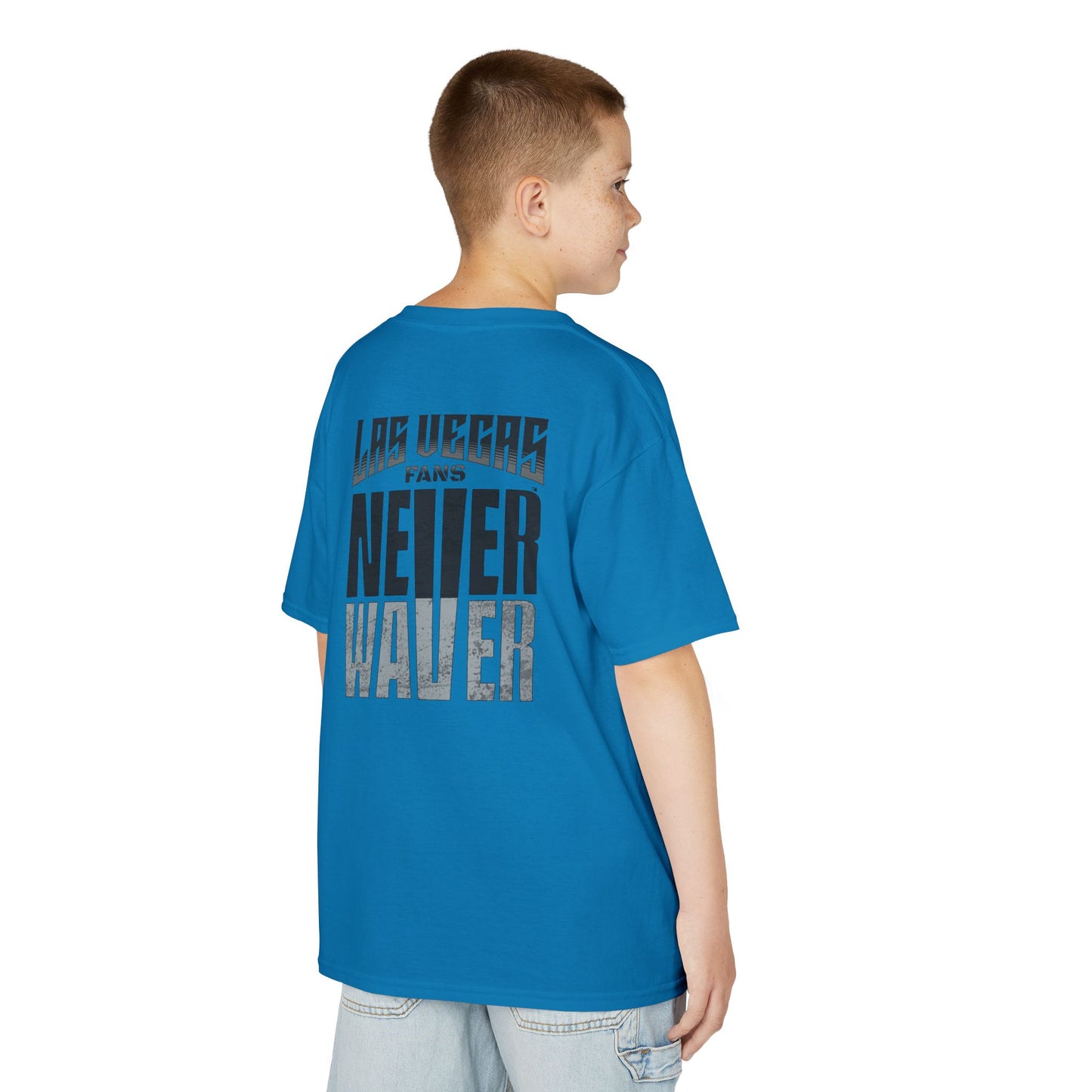 Las Vegas Fans Never Waver Kids Heavy Cotton™ Tee