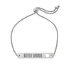 Never Waver Engravable Heart Bar Bracelet — Adjustable Personalized Name Bracelet