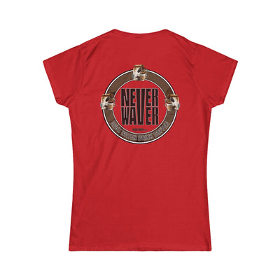 Never Waver Save Water Drink Coffee Women's Soft Style Tee