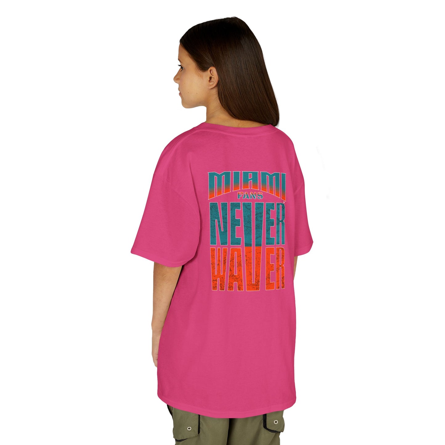 Miami Fans Never Waver Kids Heavy Cotton™ Tee