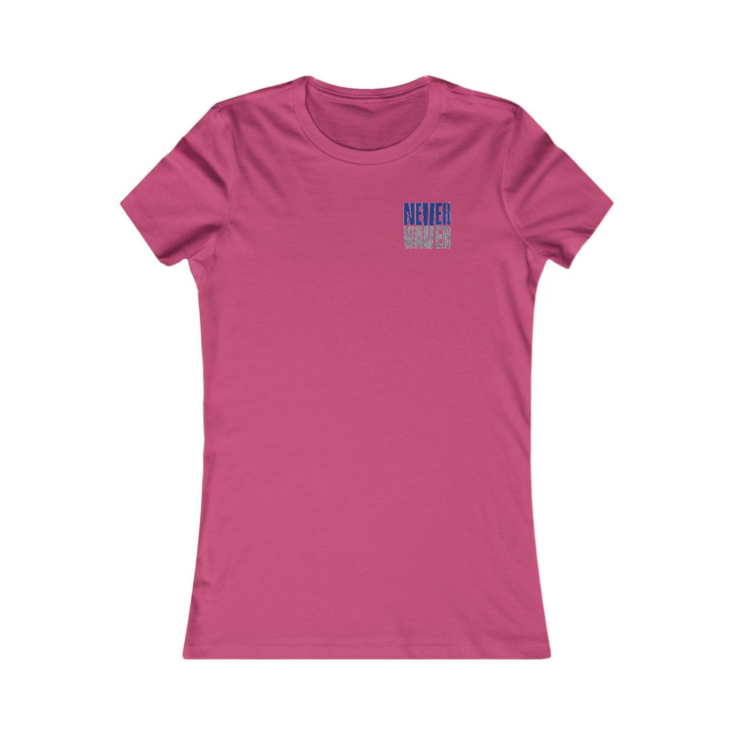 Dallas Fans Never Waver W-Leopard Football Women's Favorite Tee