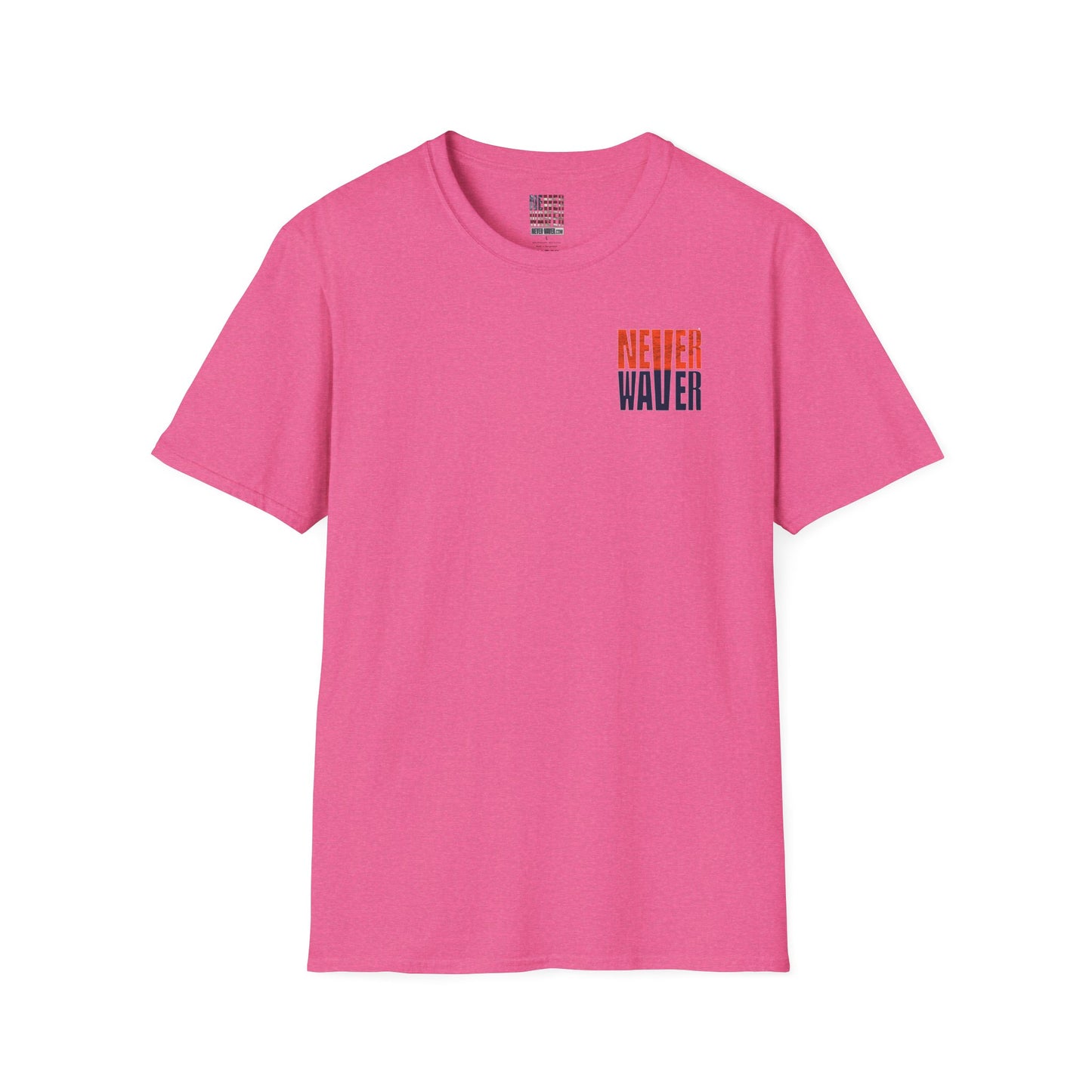 Denver Fans Never Waver Unisex Softstyle T-Shirt
