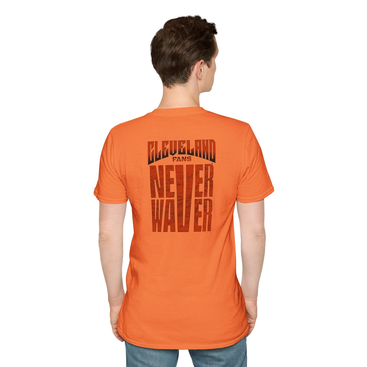 Cleveland Fans Never Waver Unisex Softstyle T-Shirt