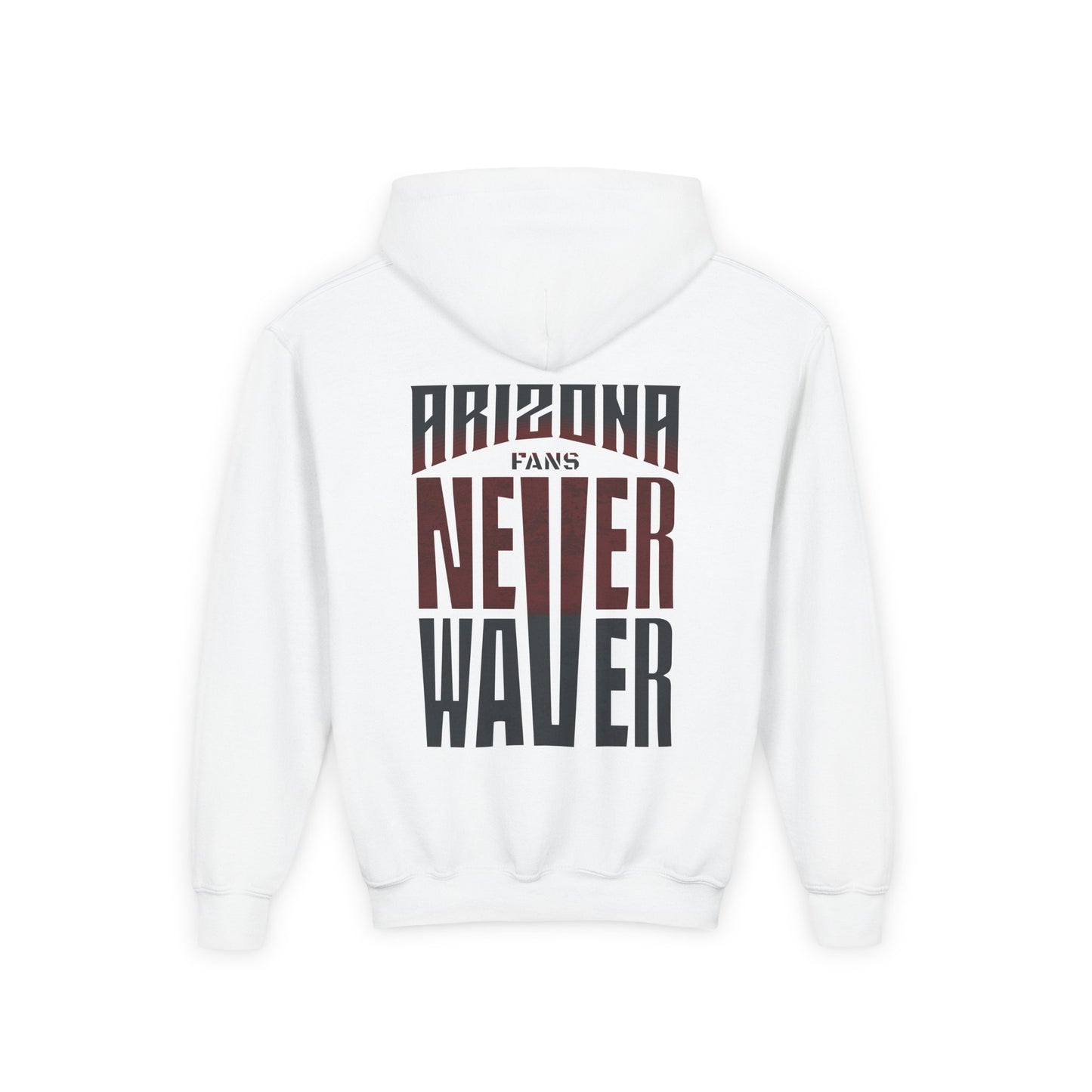 Arizona Fans Never Waver Youth Heavy Blend Hooded Sweatshirt