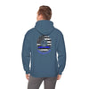 Never Waver Always Back the Blue Hooded Sweatshirt - Unisex Heavy Blend™