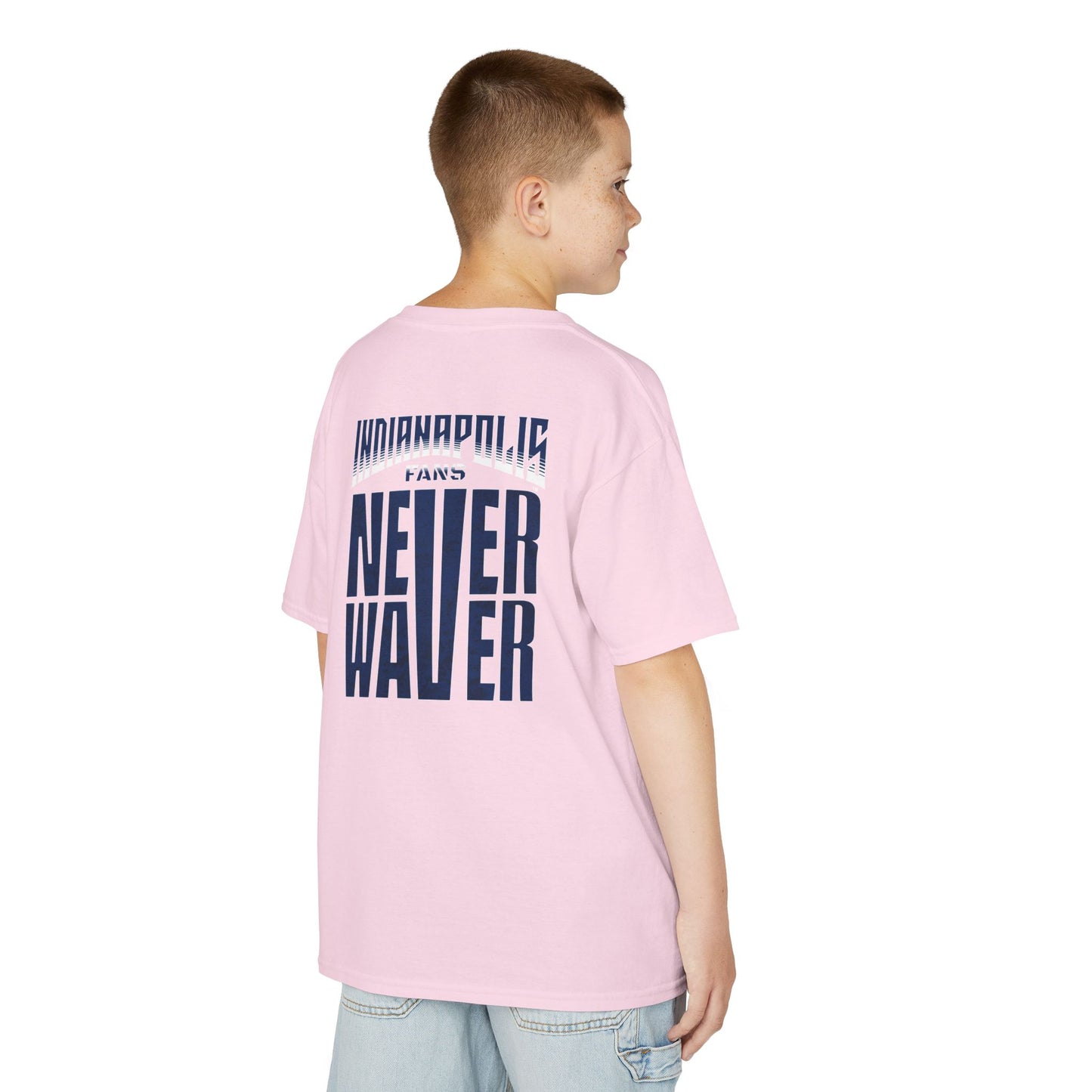 Indianapolis Fans Never Waver Kids Heavy Cotton™ Tee