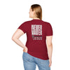 Never Waver” Jesus a bold, eye-catching design that reflects a steadfast faith and confidence in Christ.  Unisex Soft style T-Shirt