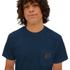 Unisex Garment-Dyed Pocket T-Shirt | "Never Waver Best Buckin' Dad Ever" Graphic Tee for Everyday Wear