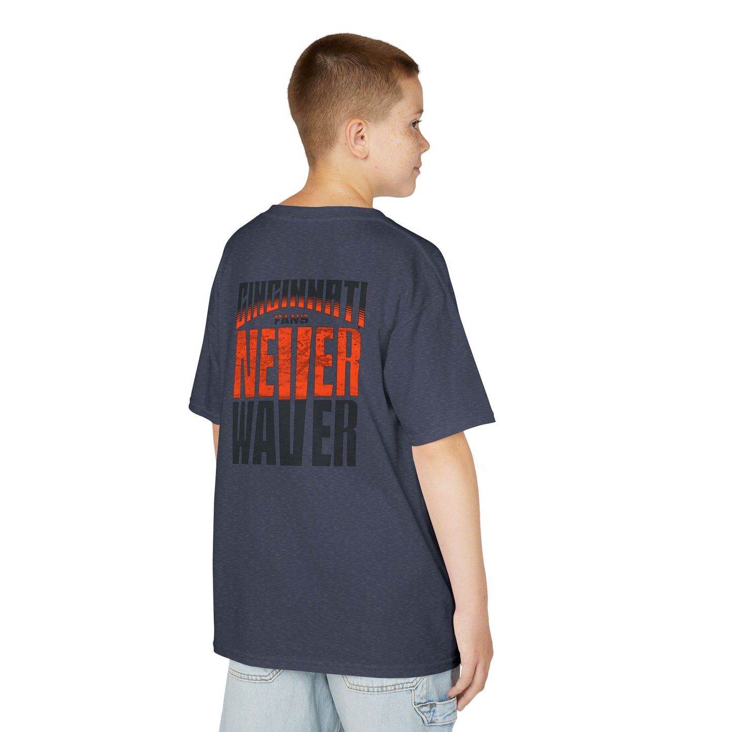 Cincinnati Fans Never Waver Kids Heavy Cotton™ Tee