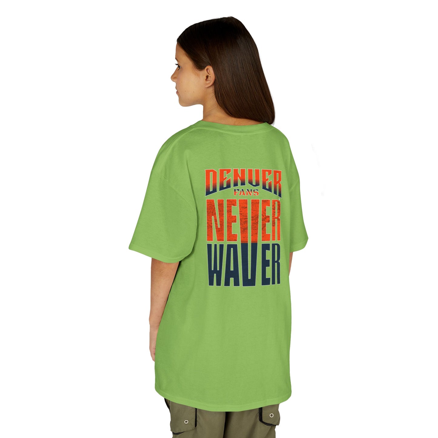Denver Fans Never Waver Kids Heavy Cotton™ Tee