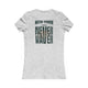 New York Fans Never Waver W-Leopard Football Women's Favorite Tee by Printify