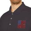 Never Waver Embroidered adidas Unisex Performance Polo