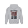 Arizona Fans Never Waver Youth Heavy Blend Hooded Sweatshirt