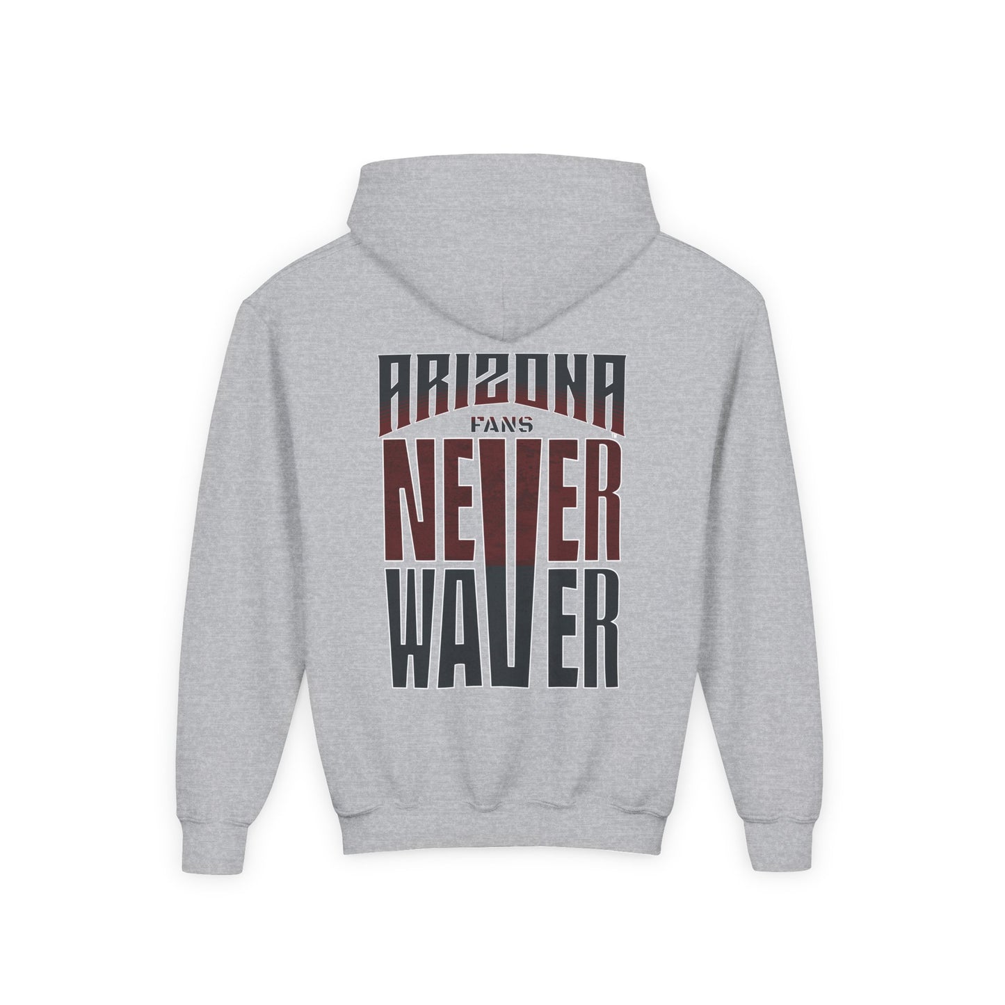 Arizona Fans Never Waver Youth Heavy Blend Hooded Sweatshirt