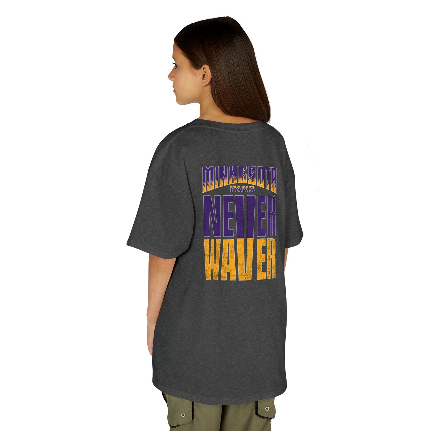 Minnesota Fans Never Waver Kids Heavy Cotton™ Tee