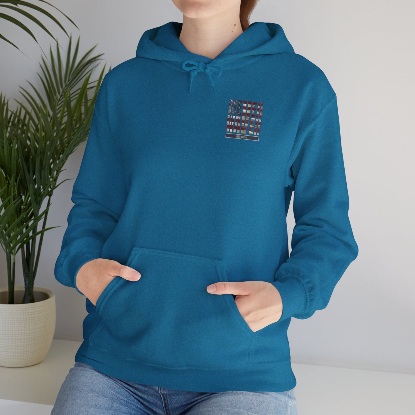 Respect Is Earned Never Waver It's Not Given Hoodie - Unisex Heavy Blend™ with Inspirational Design