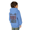Atlanta Fans Never Waver Youth Heavy Blend Hooded Sweatshirt
