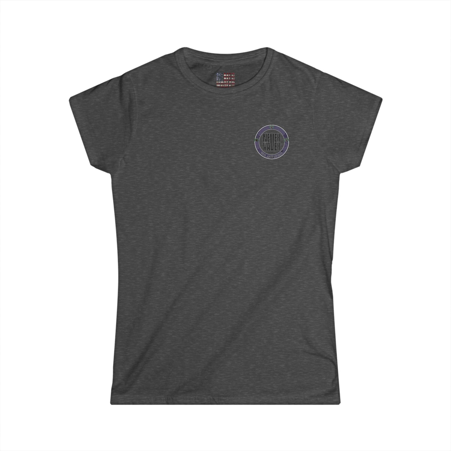 Never Waver Wine Made Me Do It Women's Soft Style Tee -
