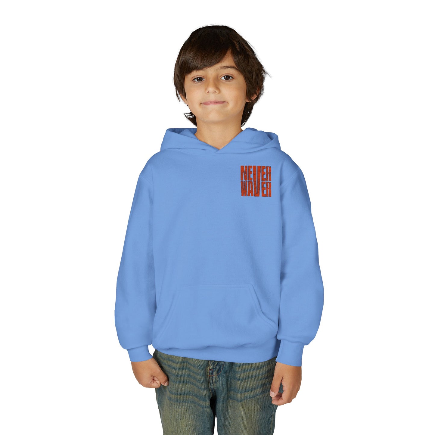 Cleveland Fans Never Waver Youth Heavy Blend Hooded Sweatshirt